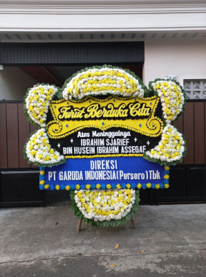 Papan Bunga Duka di Wongsorejo